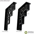 thumbnail image 2 of Ekena Millwork 1 1/2"W x 7 1/2"D x 10"H Eris Wrought Iron Bracket, (Single center brace) (2-Pack), 2 of 4