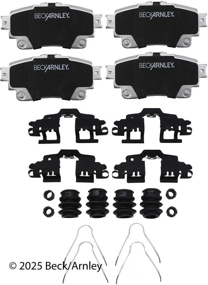 Beck/Arnley 085-7109B Disc Brake Pad
