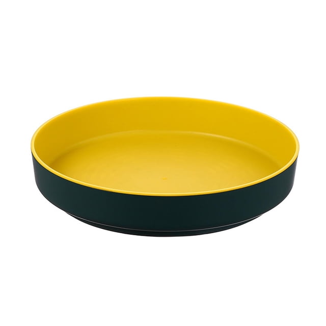 Bandeja giratoria para condimentos, tocador, organizador de maquillaje cosmético, estante de especias giratorio para dormitorio, sala de estar y Verde
