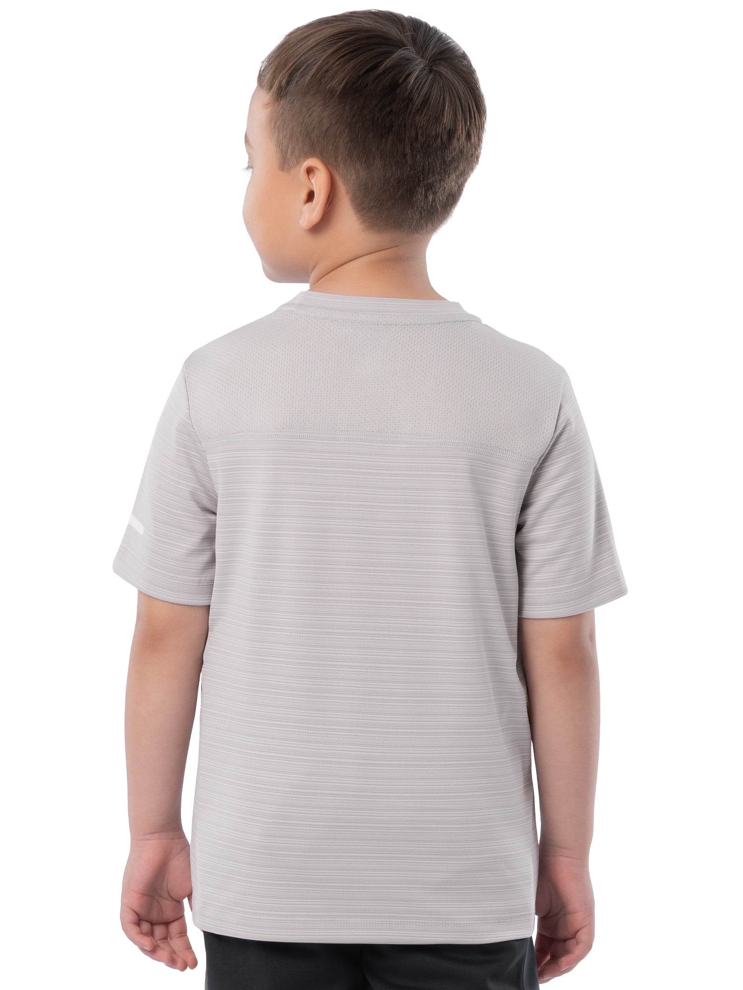 Athletic Works Boys Short Sleeve Core Active T-Shirt, Sizes 4-18 & Husky