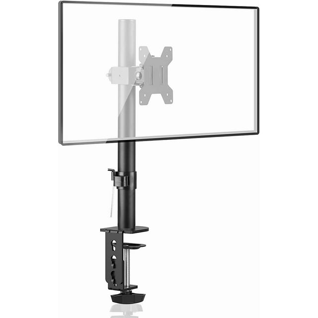 Single Fully Adjustable Monitor Arm Stand Mount Fits One Screen lbs for Monitor Computer Screen VESA (MD)\u