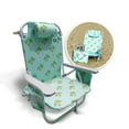 thumbnail image 1 of Open Box Bliss Hammocks Folding Beach Chair Recliner with Detachable Cooler, 1 of 12