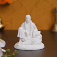thumbnail image 2 of Polyresin White Sai Baba Statue, 2 of 5