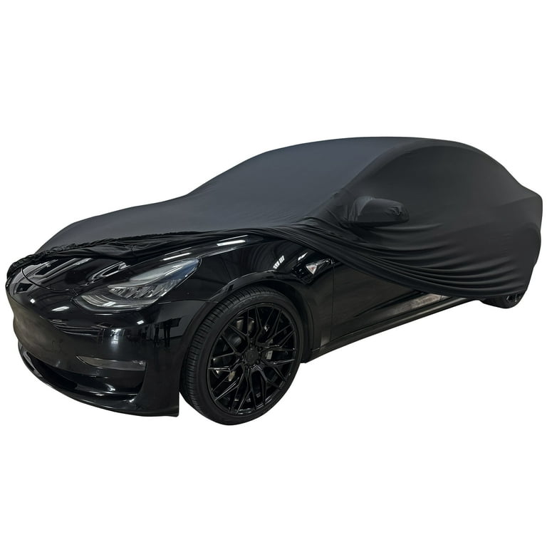 Ultraguard Stretch Satin Indoor Car Cover - The Ultimate Custom Fit for  2017-2023 Tesla Model 3 Black