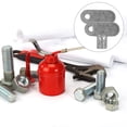 thumbnail image 5 of FRCOLOR metal water key Radiator Bleed Key for Kitchen Use Made of Zinc Alloy Silver Color 2 Pieces,1.18"X0.79"X0.24", 5 of 5