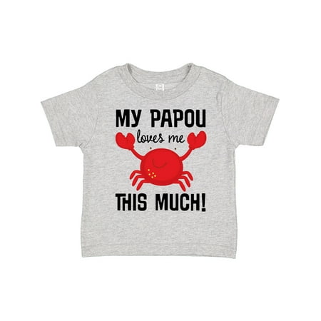 

Inktastic My Papou Loves Me Gift Toddler Boy or Toddler Girl T-Shirt