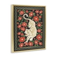 thumbnail image 2 of Stupell Industries Eclectic Ivory Tiger Among Camelias Gold Floating Frame Canvas Art, 25 x 31, by Karolina Sato, 2 of 8