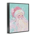 thumbnail image 3 of Stupell Industries Pastel Jolly Santa Claus People Painting Black Framed Art Print Wall Art, 24 x 30, 3 of 8