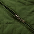 thumbnail image 4 of Bienzoe Gilet Matelassé Léger pour Femme, Doudoune Rembourrée, Mode, Fermeture Éclair, Veste Décontractée, Olive, L, 4 of 6
