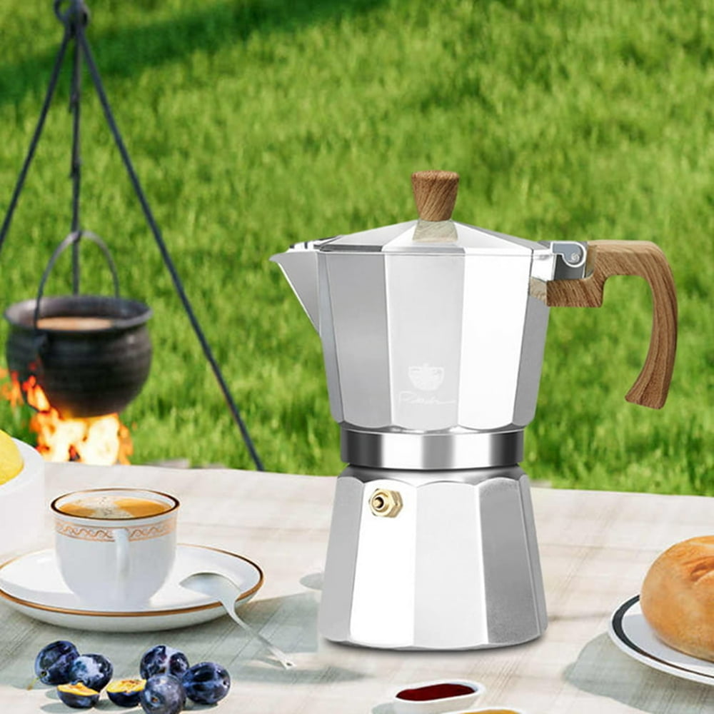 Senhu Moka Pot 3 Espresso Cup - 150ml/5 oz Stovetop Espresso Maker