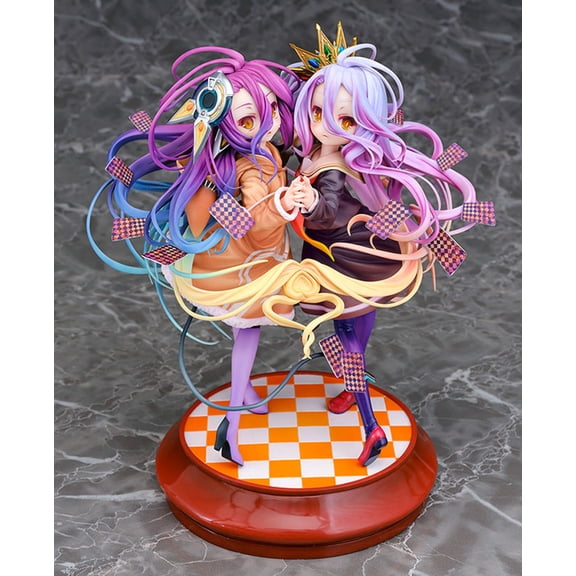 1/7 Scale Shiro & Schwi Figure - No Game No Life