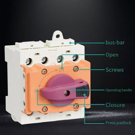 

DEYISI Solar Photovoltaic Dc Isolation Switch Dc1000V32A Distribution Module Switch