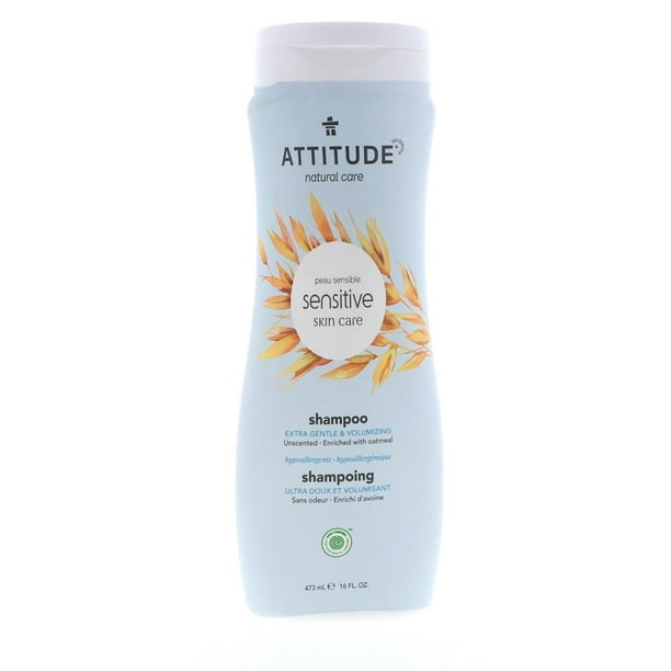 ATTITUDE Extra Gentle & Volumizing Shampoo Fragrance Free, 16 oz