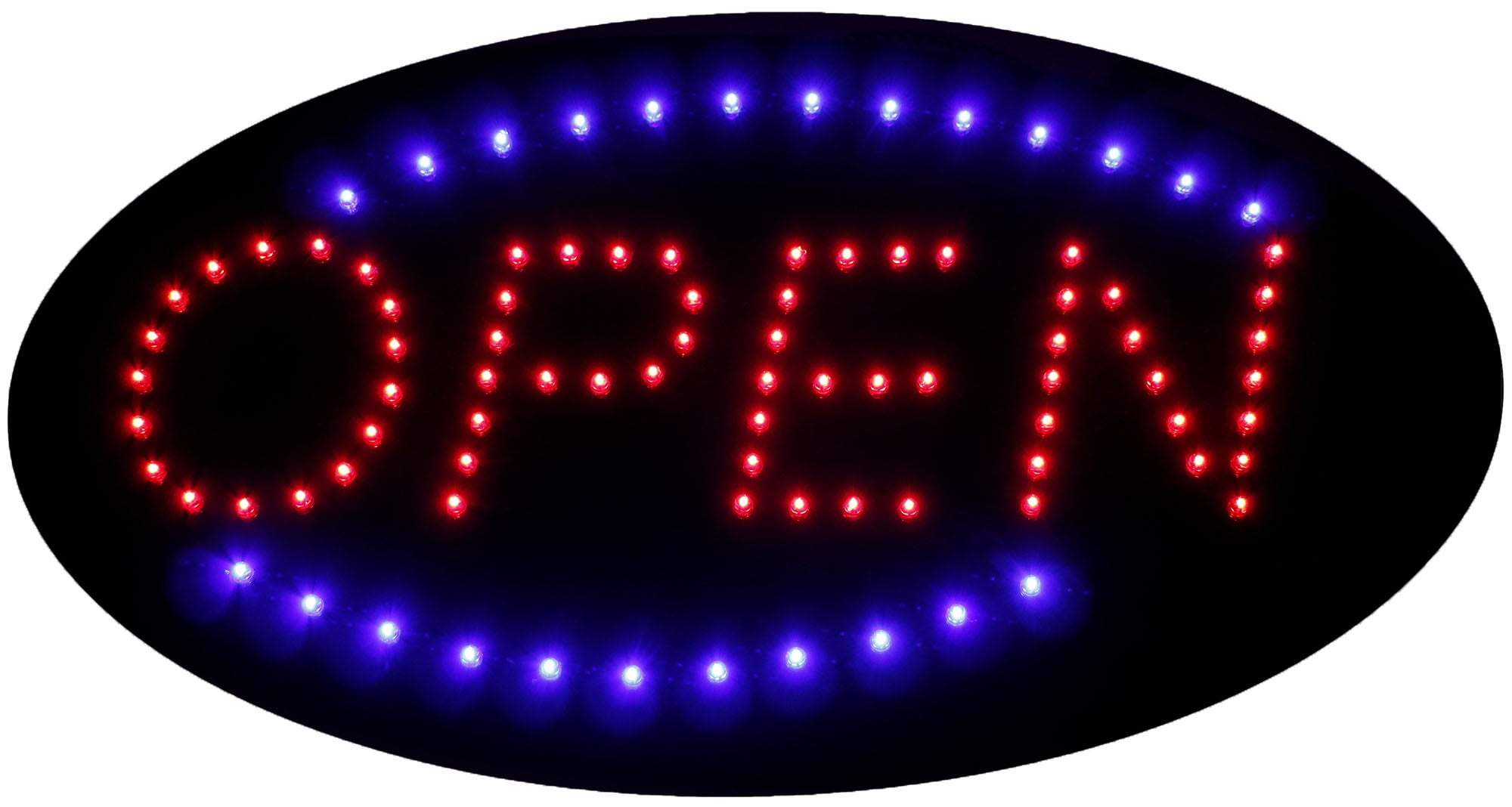 LED Open Sign Animated Oval