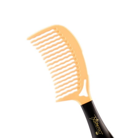 Wet Brush Txture Pro Wave Comb WaveTooth Bristles Hair Comb, Travel (Best Comb For Wet Hair)