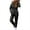 Black, variant on Winter Women Hooded Snowsuit Outdoor Sports Jumpsuit Waterproof One Piece Ski Suits