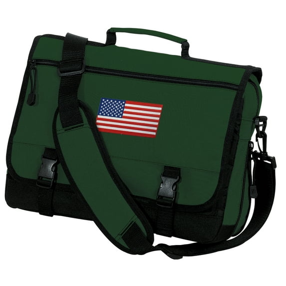 USA Flag Computer Messenger Bag American Flag Laptop Bag