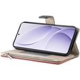 thumbnail image 3 of Funda cartera GANGXUN para Xiaomi Poco F7 Ultra , cuero PU con tarjetero, cremallera, correa de mano, soporte y protección 919°, 3 of 6
