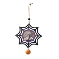 thumbnail image 2 of 3Pcs Halloween Wooden Pendant, Fufafayo Halloween Wooden Pendant With Lights, Hanging Wood Decor for Fall Autumn Home, Spooky Glowing Lantern Ornament for Wall Door Window, Halloween Party Decoration, 2 of 6