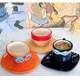 thumbnail image 4 of Luffy Ace Sabo-cuenco de paja para el hogar, taza de agua, tazas de cerámica, vajilla de cerámica de dibujos animados, tazón de fideos, palillo, 1 pieza, 4 of 5