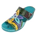 thumbnail image 2 of Sandals Women Dressy Comfortable Orthotic Slides Summer Walking Orthopedic Flip Flops Beach Shoes with Arch Support, 2 of 7