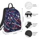 thumbnail image 2 of Fotbe Red White Blue Fireworks 1 Mochila Ligera para Hombres y Mujeres - Duradera y Resistente al Agua, Ideal para Escuela, Trabajo, Viajes y Uso Diario, 2 of 7
