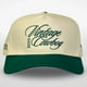 thumbnail image 2 of Sombrero de camionero CITRUSY, vintage, camuflaje verde vaquero, algodón, 2 of 7