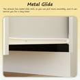 thumbnail image 3 of MONSLIPA Bedroom Armoire Wardrobes, Modern Wardrobe, 4 Door, 5 Drawers, Hanging Rod, 3 of 7