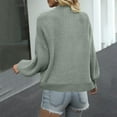 thumbnail image 4 of qucoqpe Womens Chunky Knit Open Front Cardigan Sweaters Fall Winter Cozy Long Sleeve Outwear Top, 4 of 5