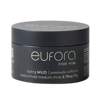 Eufora Styling Mud Pommade Medium Hold Shine 2.75 Oz