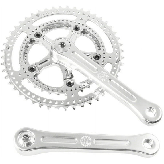 Velo Orange Grand Cru Drillium Cranks 170mm 8/9/10 Spd 48/34t Aluminum