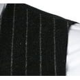 thumbnail image 4 of Hvyesh Men Suit Vest Stripe Double Breasted Business Dress Waistcoat Vest Slim Fit Wedding Stylish Tuxedo Vest V-Neck Sleeveless Dress Waistcoat, 4 of 7