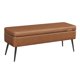 thumbnail image 1 of Banco otomano de almacenamiento VASAGLE EKHO Collection 57L Caramel, 1 of 8