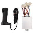 thumbnail image 2 of 24V 500W DC Electric Bike Motor Brushed Controller Box with Brush Controller Long Line Turn Handlebar for Electric Bicycle Scooter E-Bike Accessory, 2 of 8