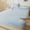 Sky Blue-SB, variant on MMJ Quilted Waterproof Fitted Sheet 150x200cm Cotton Soy Mattress Protector for Bed