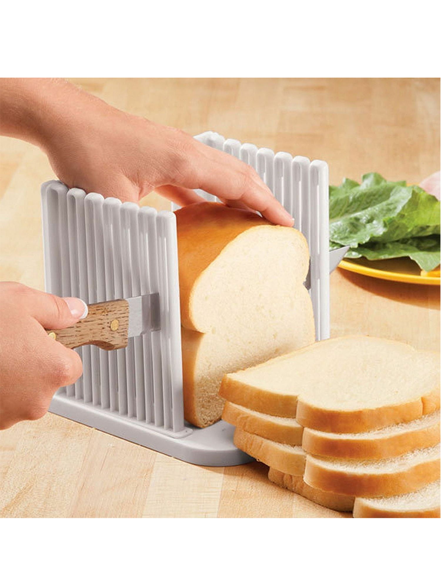 Kitchen Bread Loaf Slicer Guide Foldable Adjustable Slicing Cutter Toast Cutting Tool Walmart