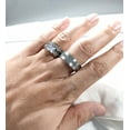 thumbnail image 7 of Matching Rings Couple Rings 1CT CZ 10kt White Gold Plated Women Wedding Ring Sets, 7 of 7