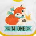 thumbnail image 4 of Inktastic 1st Birthday Woodland Fox 1 Year Old Boys or Girls Baby Bib, 4 of 4