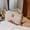 White, variant on Bark-pattern makeup bag, niche, large capacity, convenient travel cosmetic storage bag