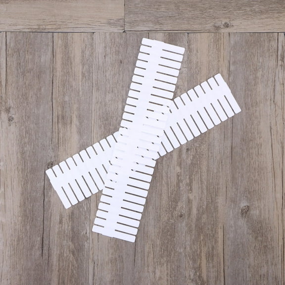 Masteelf 8 PCS DIY Drawer Organizer Dividers for Dresser Storage Household Storage - 32.2x7cm (White)