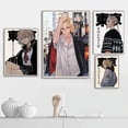 thumbnail image 4 of Póster de figura de anime japonesa Tokyo Revengers, pintura en lienzo estética de Mikey Hanma Shuji Manga, arte de pared, mural, decoración de habitación kawaii, 4 of 5