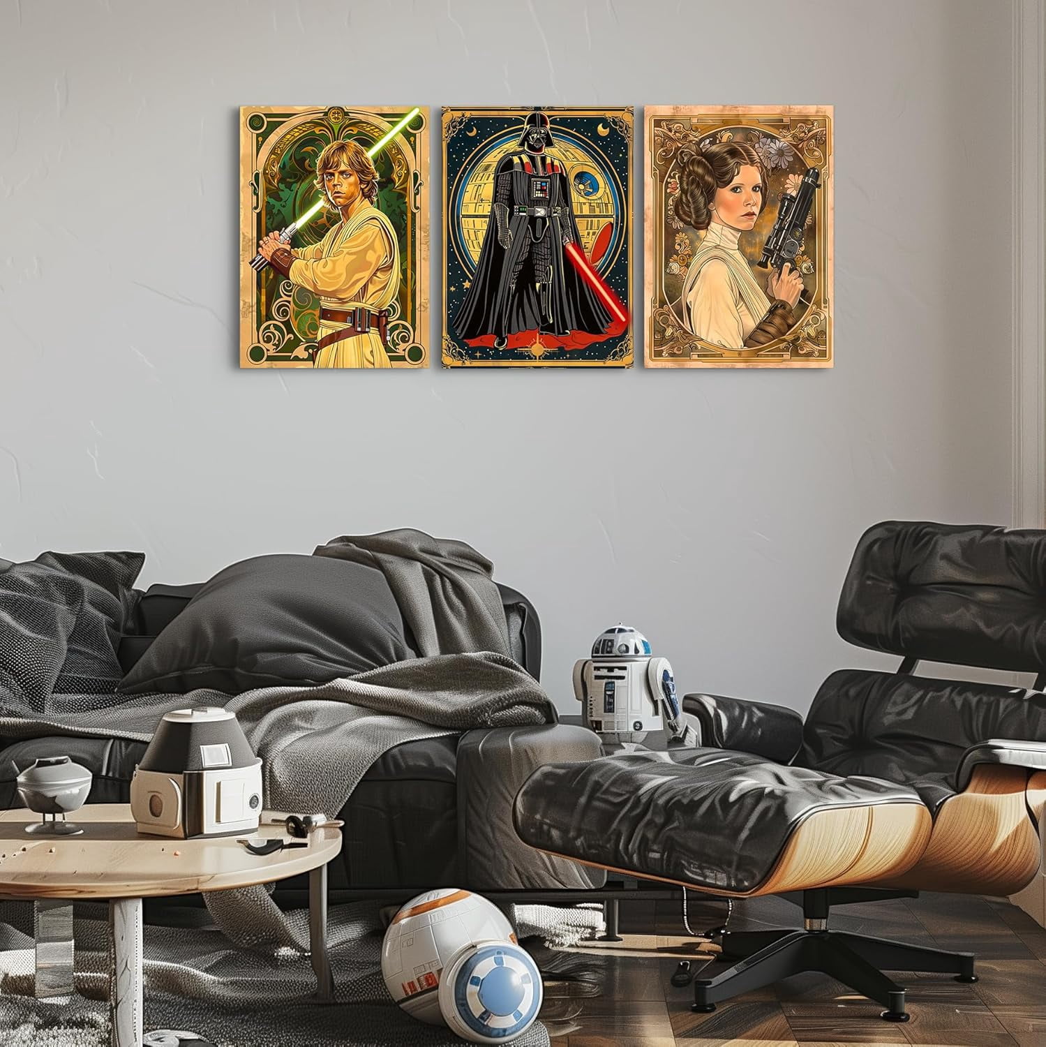 Poster Star Wars Darth Vader - 53x158 Cm, Impression Brillante 150g, Décoration Murale Officielle