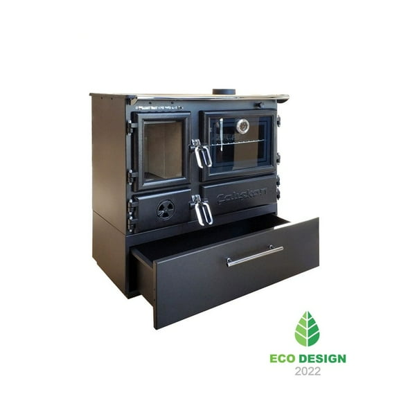 Indoor Wood Burner Stove Multifunctional Kitchen Living Room Stove for Heating Stovetop Cooking Baking Oven Eco Design Rustic Aesthetic