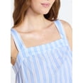 thumbnail image 4 of Joyspun Women's Wide Strap Cotton Tank Top and Pants Pajama Set, 2-Piece, Sizes XS-3X, 4 of 5