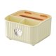 thumbnail image 2 of Organizador de caja de pañuelos multifuncional | Contenedor de almacenamiento de escritorio para controles remotos, teléfonos, artículos diversos | Polipropileno duradero | Blanco o amarillo moderno, 2 of 6