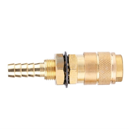 

Tebru Quick Connector Set Water Cooled & Gas Adapter Quick Hose Connector Fitting For MIG TIG Welder Torch