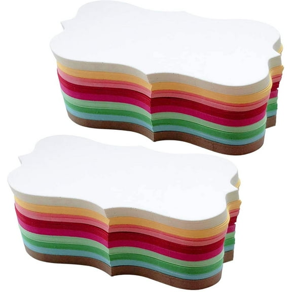 WSNIJFU 200pcs Color Business Cards Blank Kraft Paper Word Card Message Card DIY Craft Gift Card for DIY Graffiti Small Notepads Memo Business Cards 3.5x2inch 10 Colors