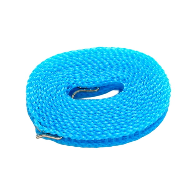 Tendedero Al Aire Libre Tendedero retráctil para exteriores, cuerda de nailon antideslizante para tender la ropa (azul, 5 metros) Ehuebsd Libre de BPA