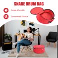 thumbnail image 3 of LOLIPPYY Sac de Caisse Claire Rouge pour Tambours de 13 14 Pouces avec Style Portable et Protection 1Pcs, 3 of 6