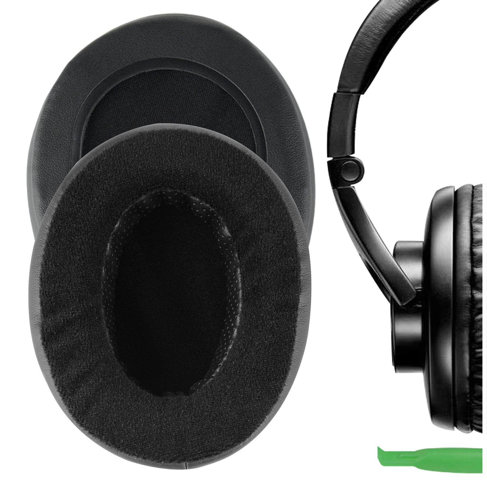 2x Headset Ohrpolster Ear Pads Für Audio-Technica ATH-M50X M40x Kopfhörer Ersatz 